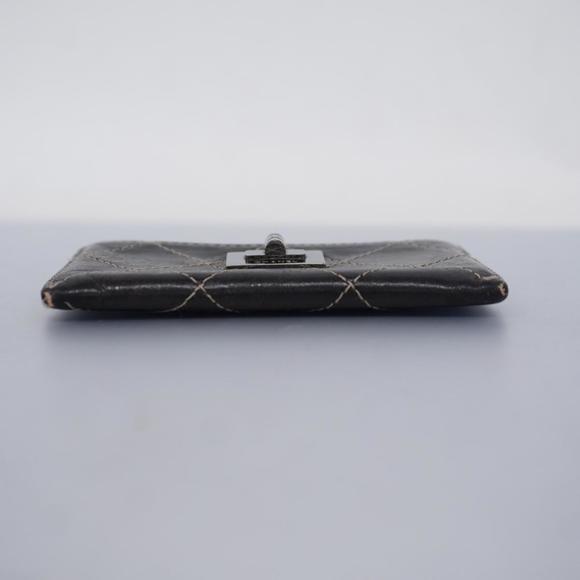 Chanel Hardware Case Black Card Leather Silver - Picture 1 of 13
